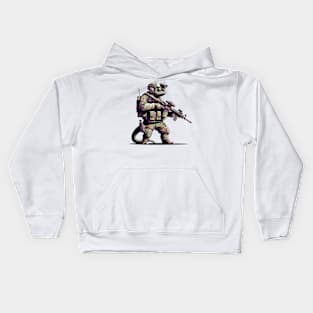 Tactical Cameleon Mastery Tee: Where Style Meets Stealth Kids Hoodie